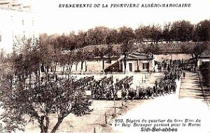 232- Sidi-bel-abbes - Legion depart